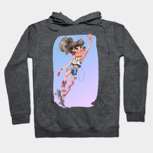 LITTLE SKATER GIRL A Hoodie